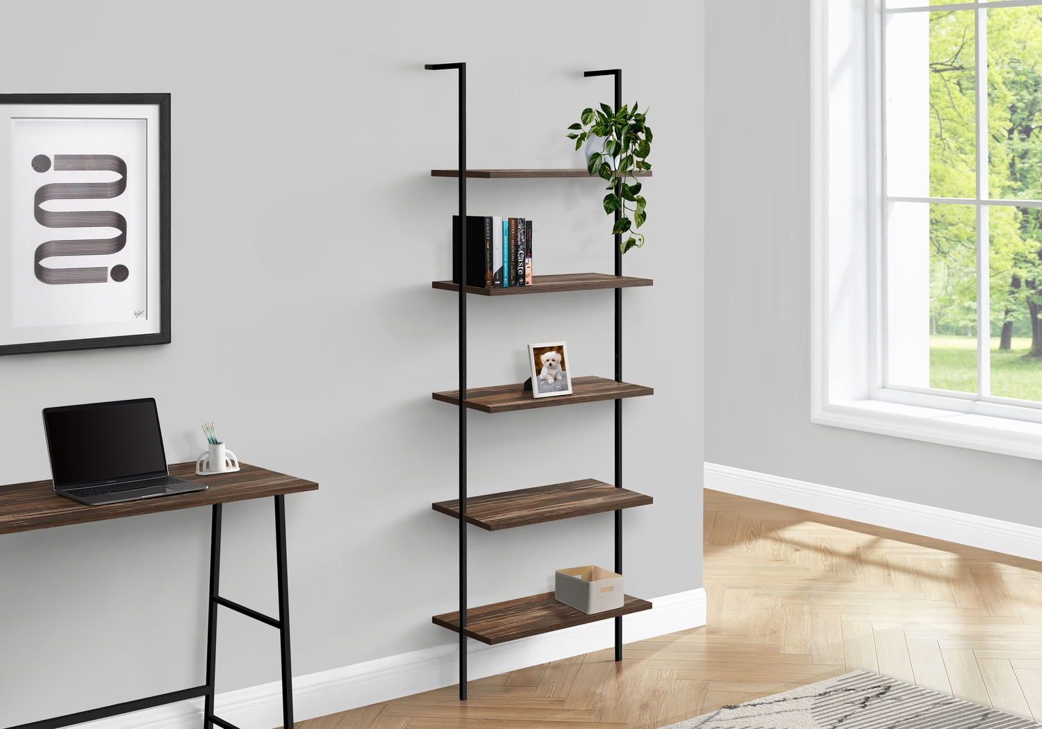 Winbrow Brown Bookcase - Thumbnail - Image 9