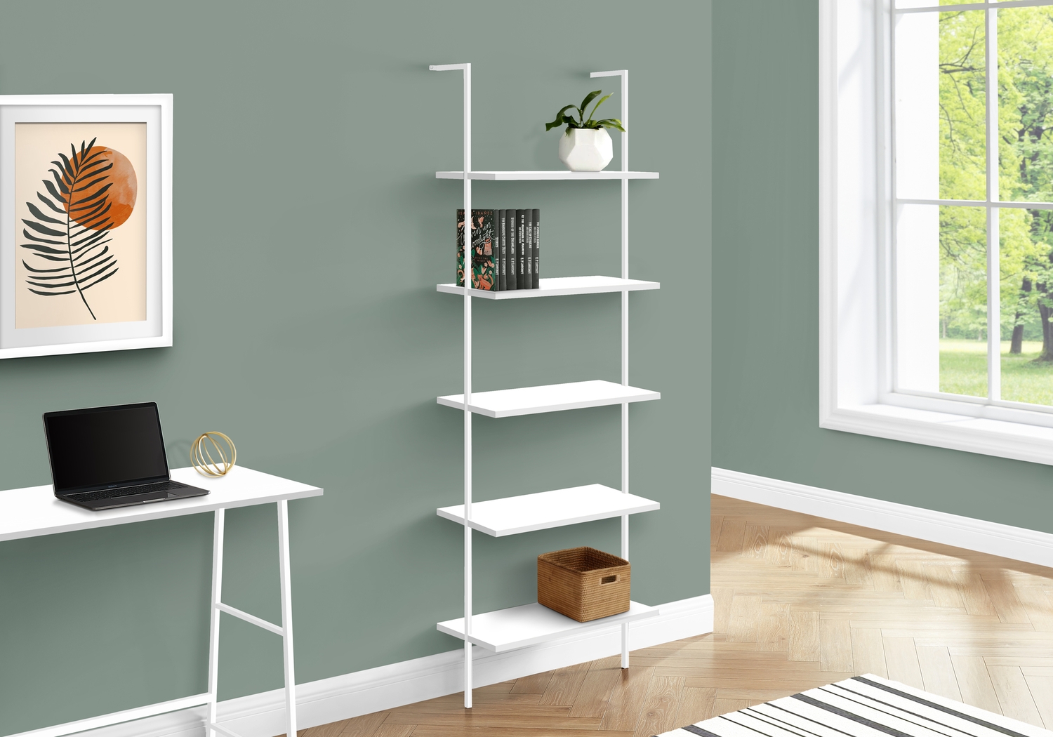 Winbrow White Bookcase - Thumbnail - Image 9