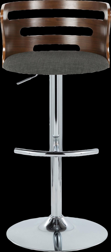 Wincanton I Charcoal Adjustable Swivel Barstool, Set of 2 - Thumbnail - Image 6