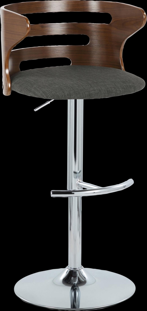 Wincanton I Charcoal Adjustable Swivel Barstool, Set of 2 - Thumbnail - Image 8