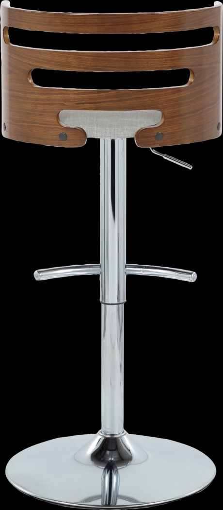 Wincanton I Gray Adjustable Swivel Barstool, Set of 2 - Thumbnail - Image 9