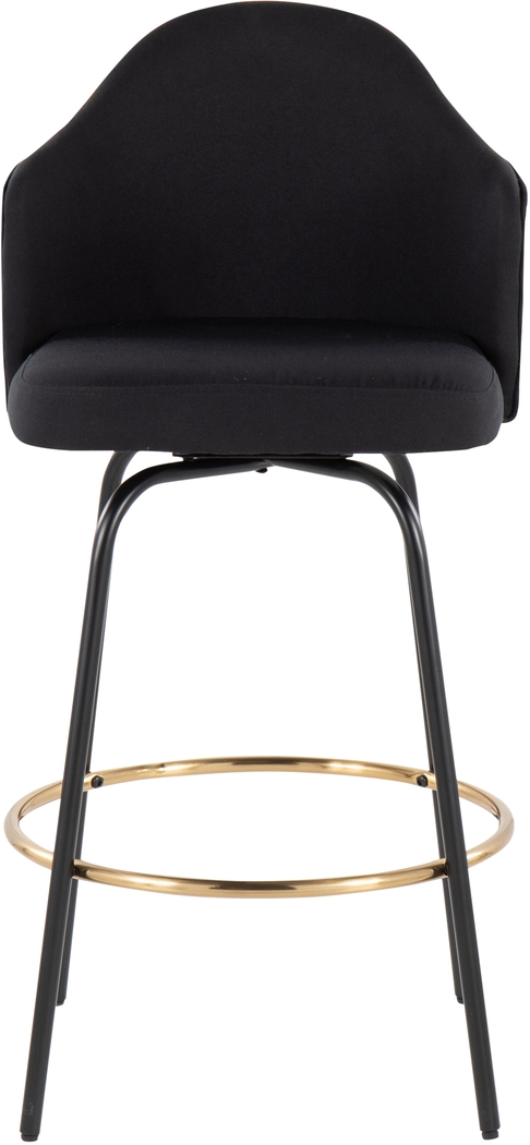 Winchelsea II Black Barstool, Set of 2 - Thumbnail - Image 6
