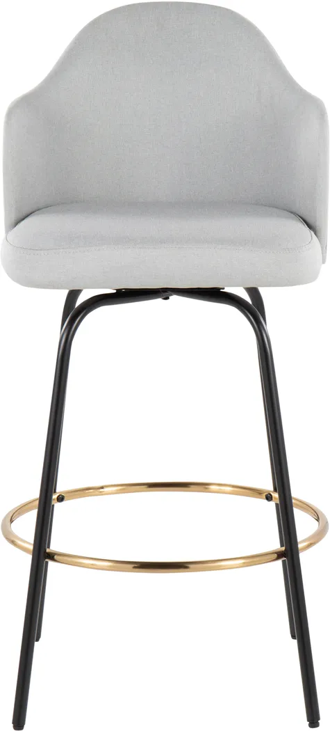 Winchelsea II Gray Barstool, Set of 2 - Thumbnail - Image 6