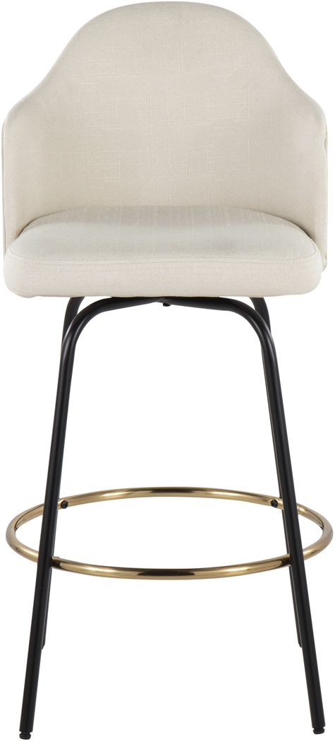 Winchelsea III Cream Barstool, Set of 2 - Thumbnail - Image 6