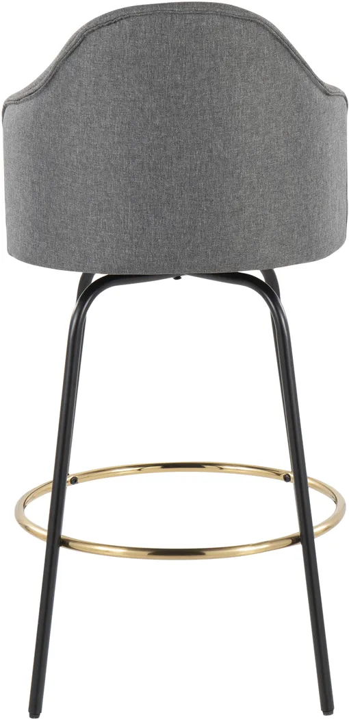 Winchelsea III Gray Barstool, Set of 2 - Thumbnail - Image 5