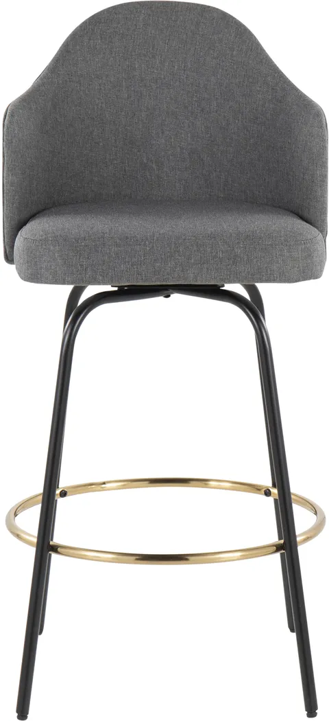 Winchelsea III Gray Barstool, Set of 2 - Thumbnail - Image 6