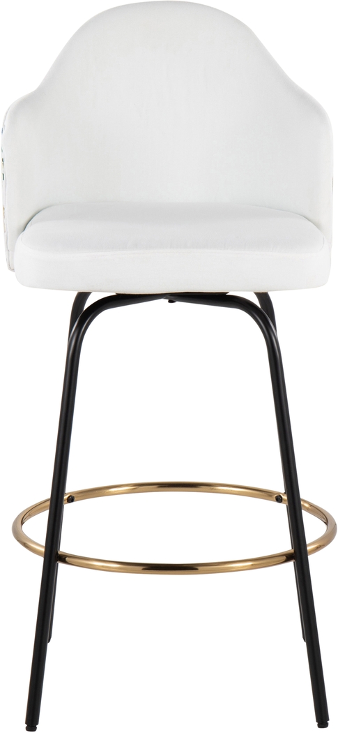 Winchelsea III White Barstool, Set of 2 - Thumbnail - Image 6