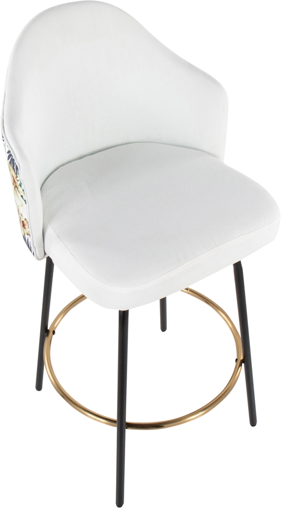 Winchelsea III White Barstool, Set of 2 - Thumbnail - Image 7