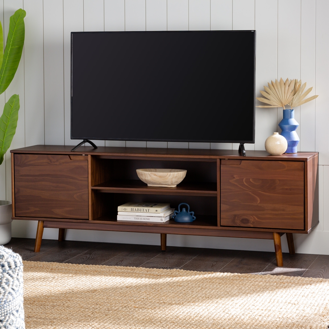 Windbrooke Walnut 70 in. Console - Thumbnail - Image 2