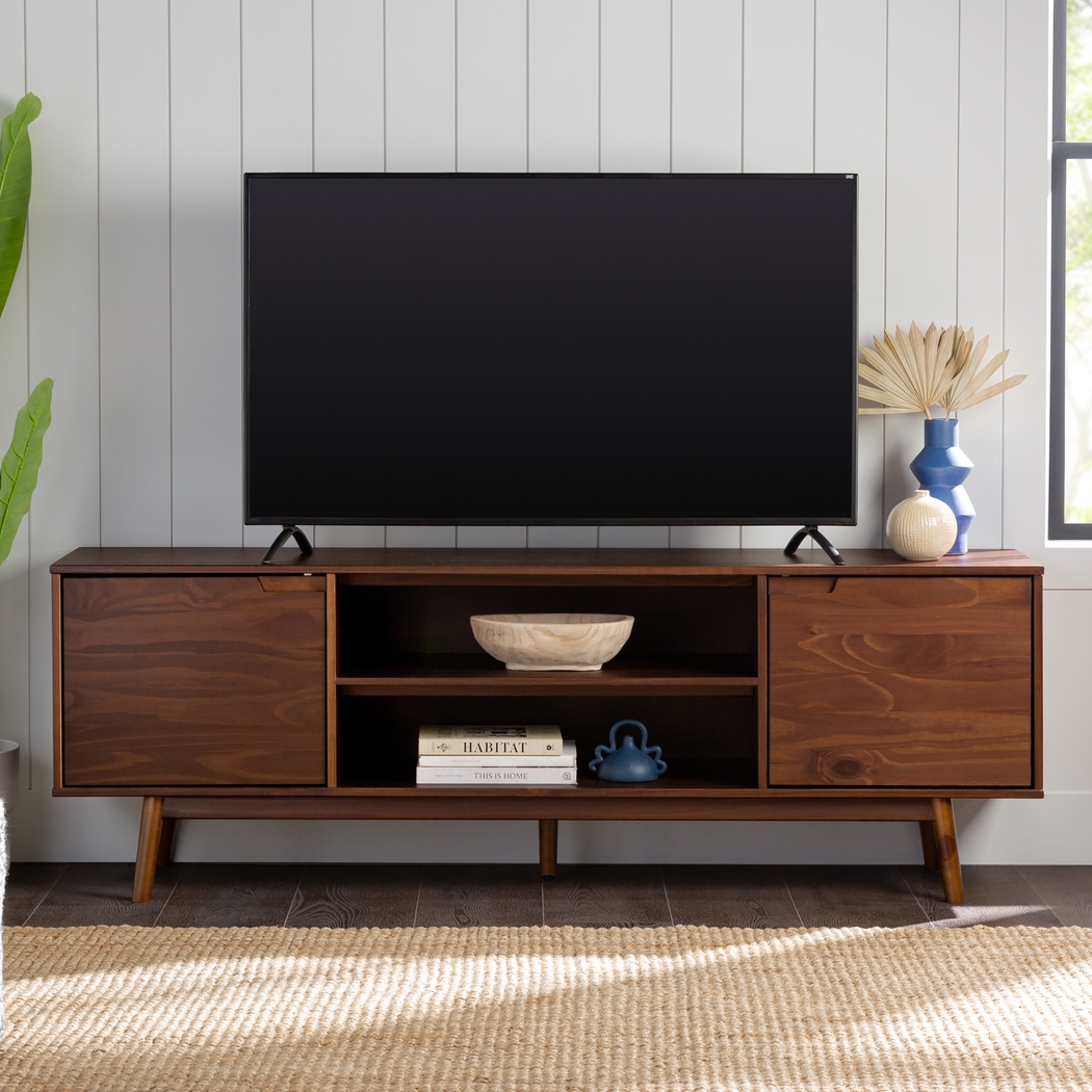 Windbrooke Walnut 70 in. Console - Thumbnail - Image 3