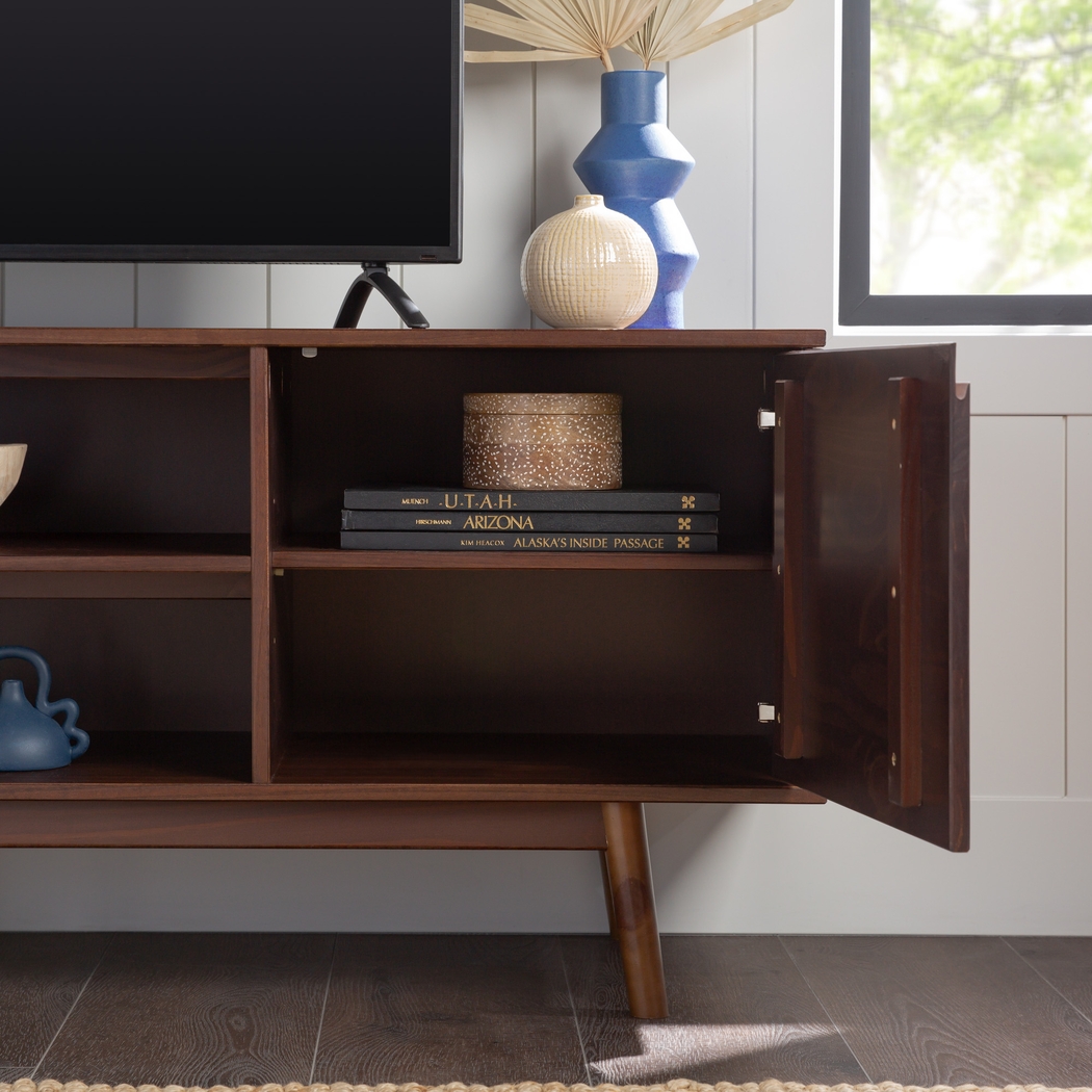 Windbrooke Walnut 70 in. Console - Thumbnail - Image 4