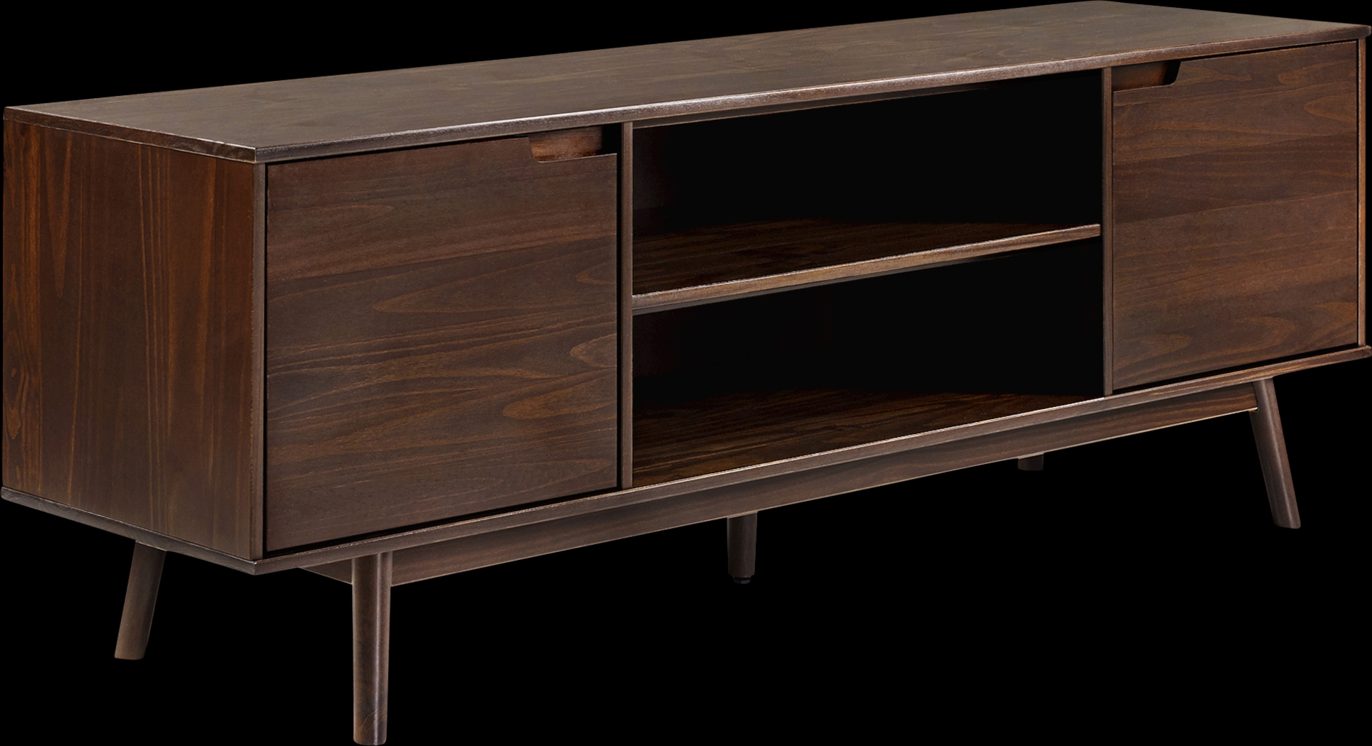 Windbrooke Walnut 70 in. Console - Thumbnail - Image 5