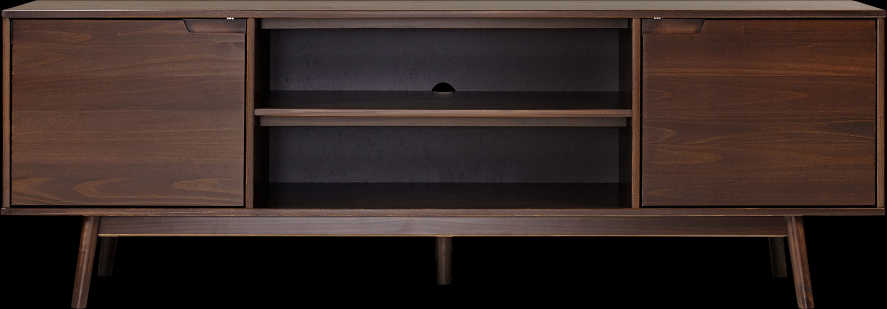 Windbrooke Walnut 70 in. Console - Thumbnail - Image 1