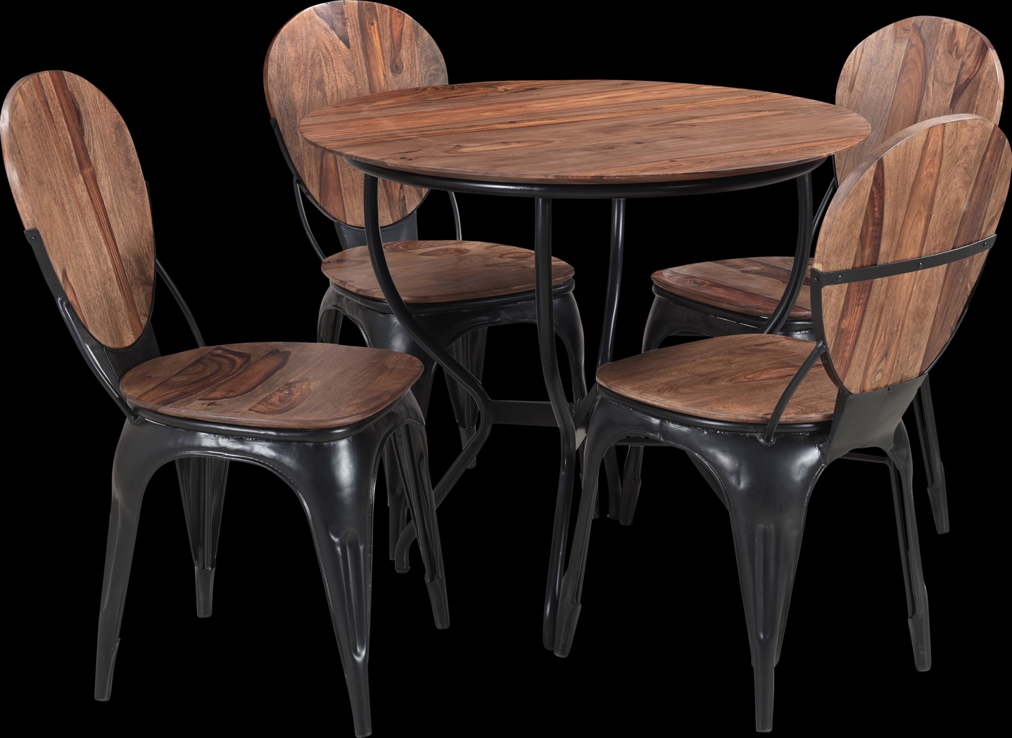 Windmeyer Brown Round Dining Table - Thumbnail - Image 5