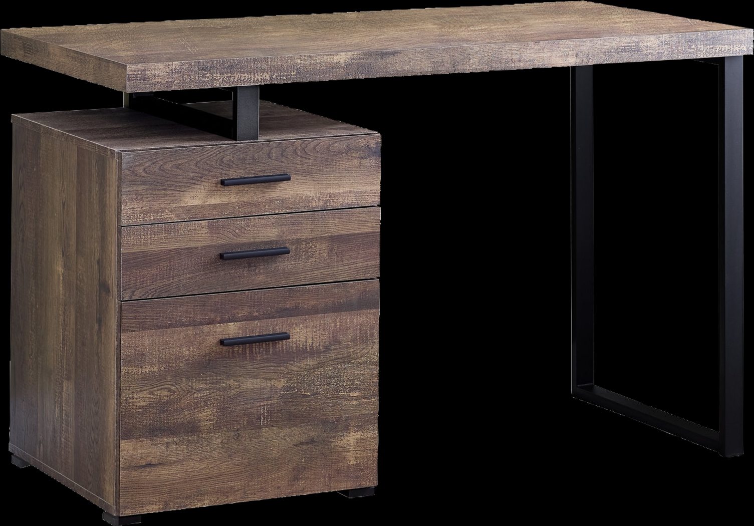 Windmier Brown Desk - Thumbnail - Image 1