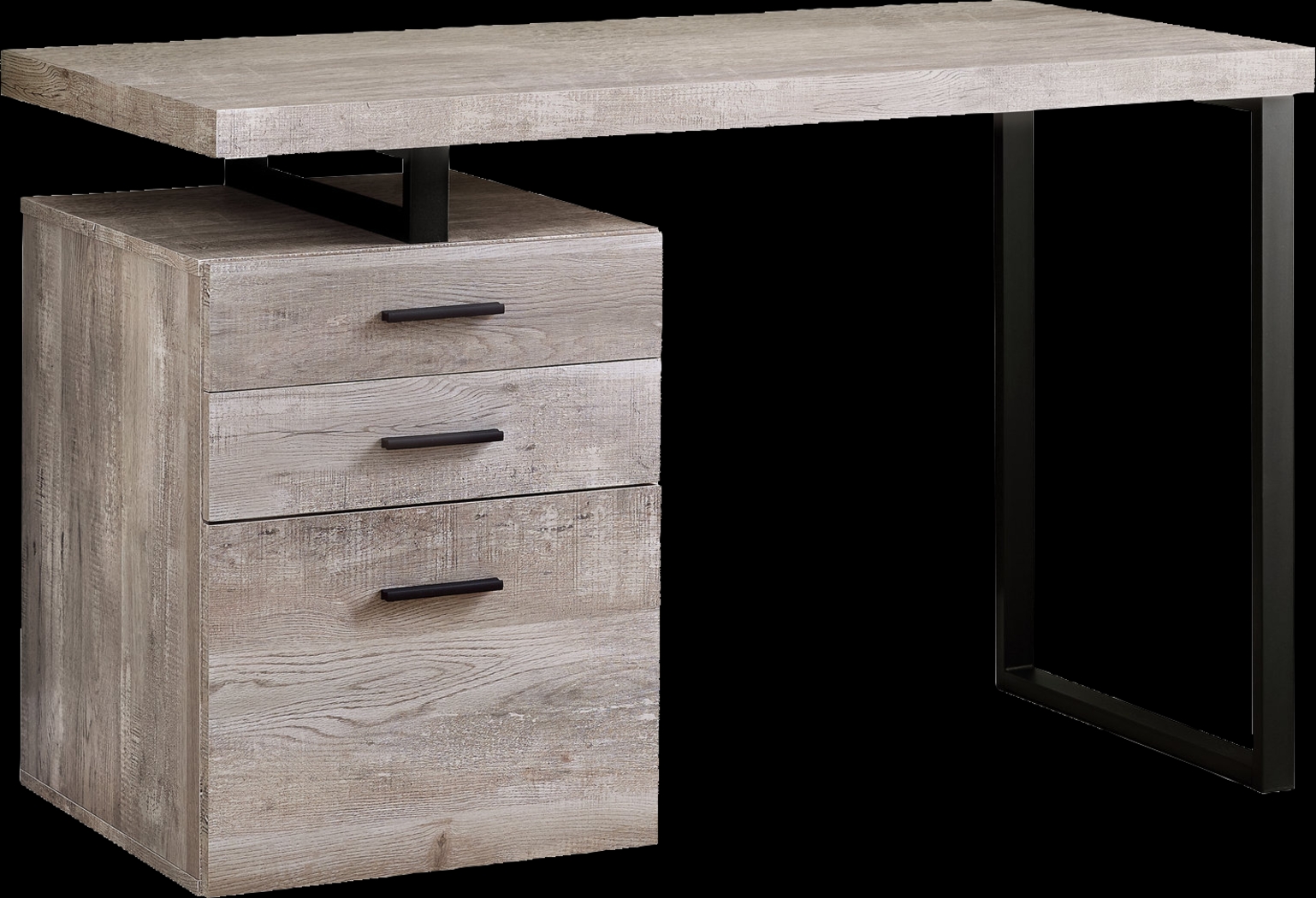 Windmier Taupe Desk - Thumbnail - Image 1