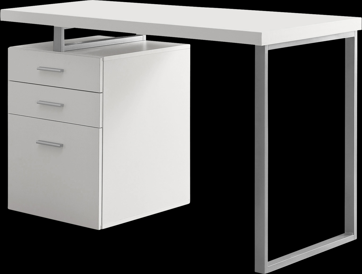 Windmier White Desk - Thumbnail - Image 1