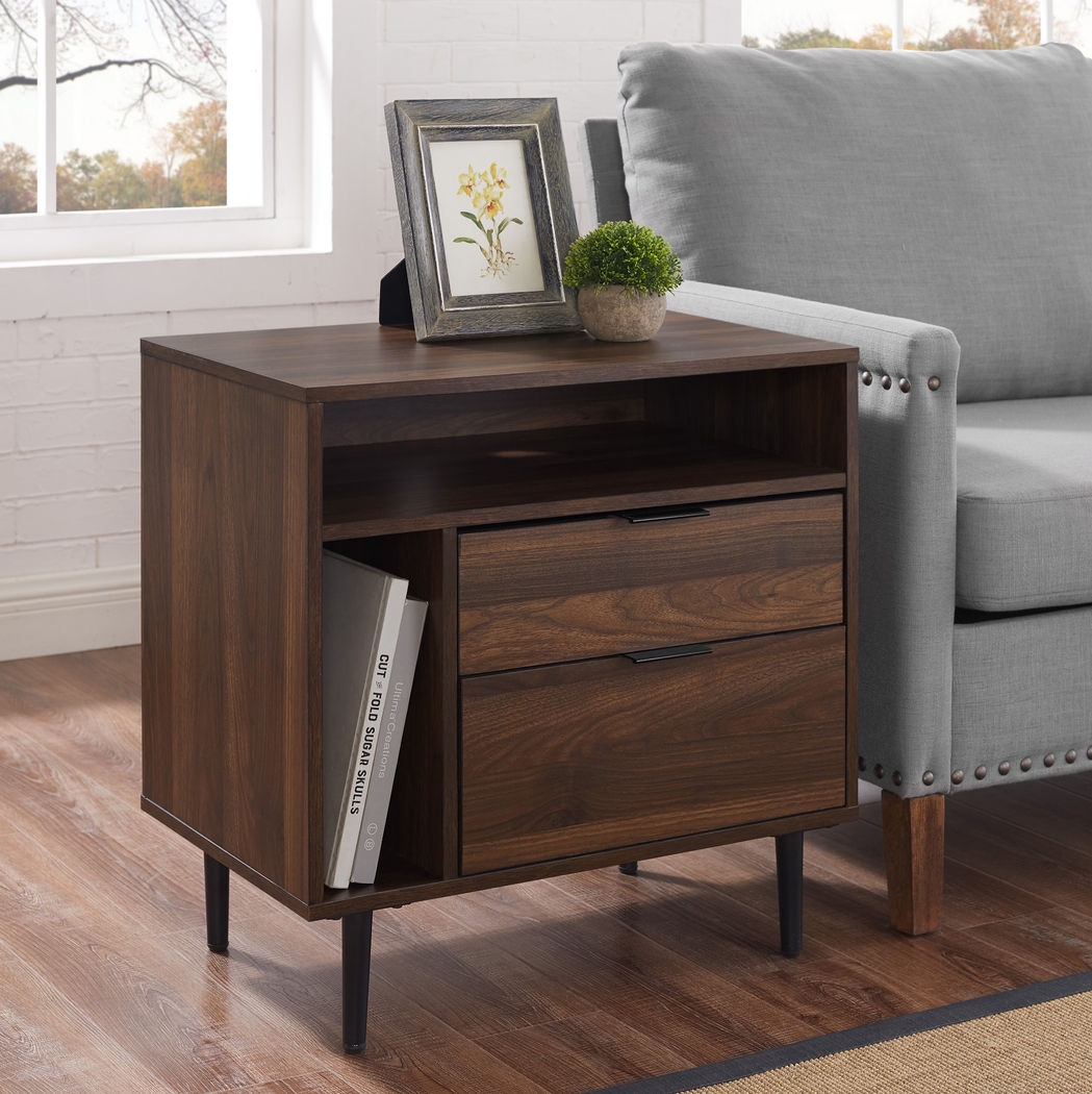 Windmore Walnut End Table - Thumbnail - Image 3