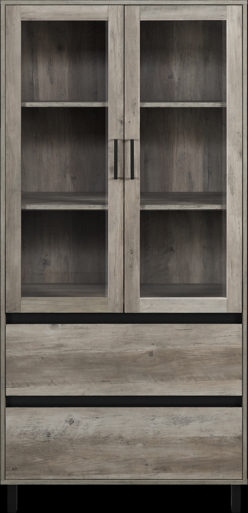 Windomere Gray China Cabinet - Thumbnail - Image 4