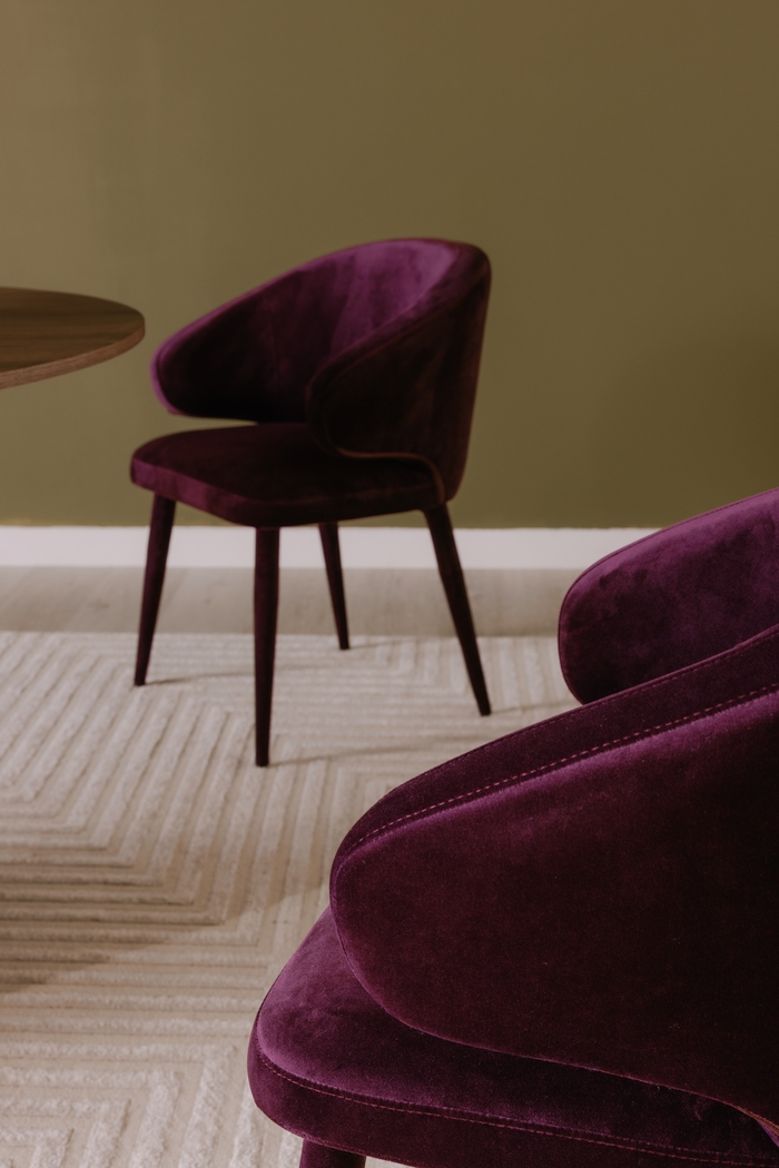 Windpiper Purple Dining Chair - Thumbnail - Image 4