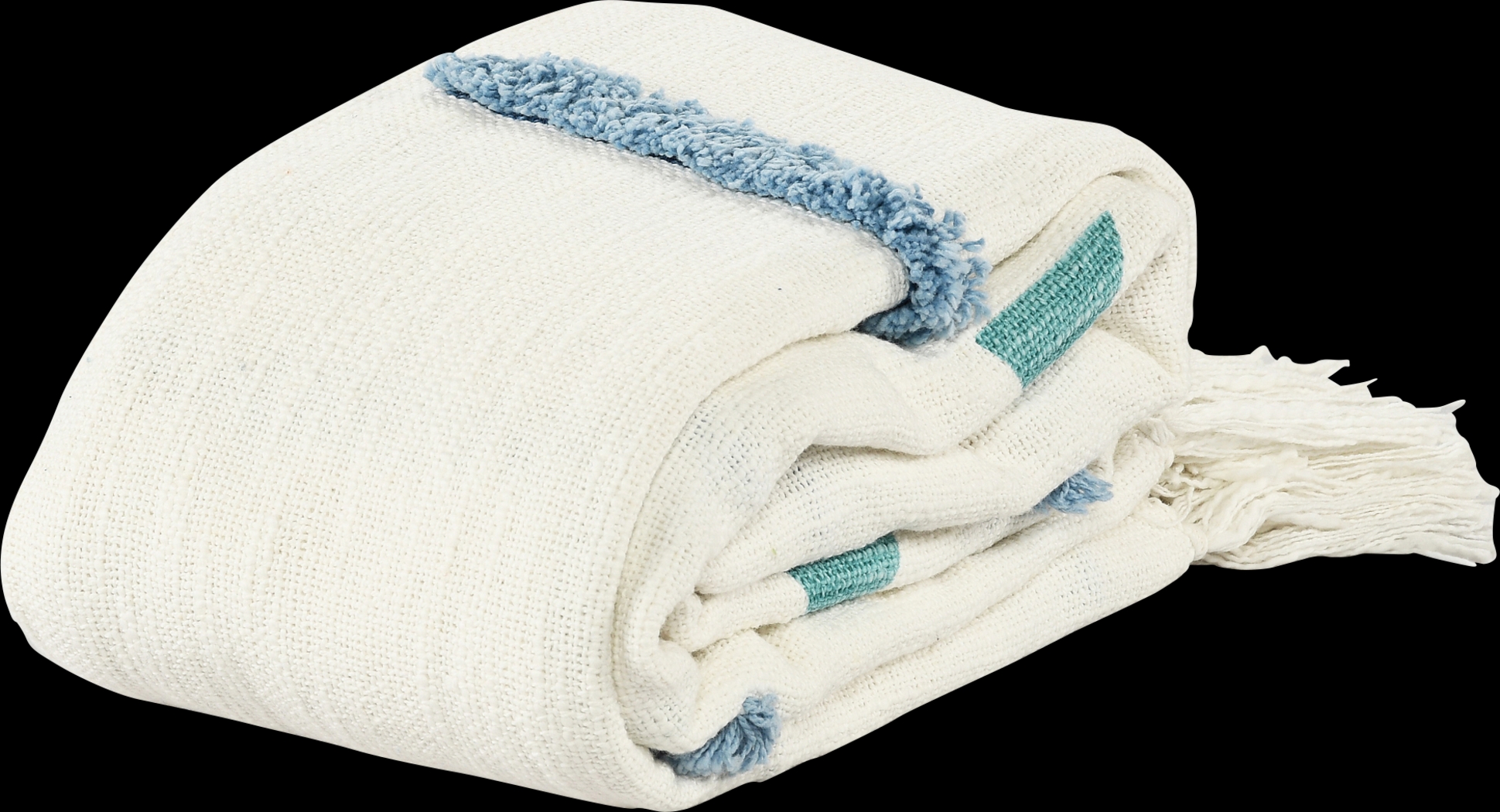 Windrane Cream Throw Blanket - Thumbnail - Image 3