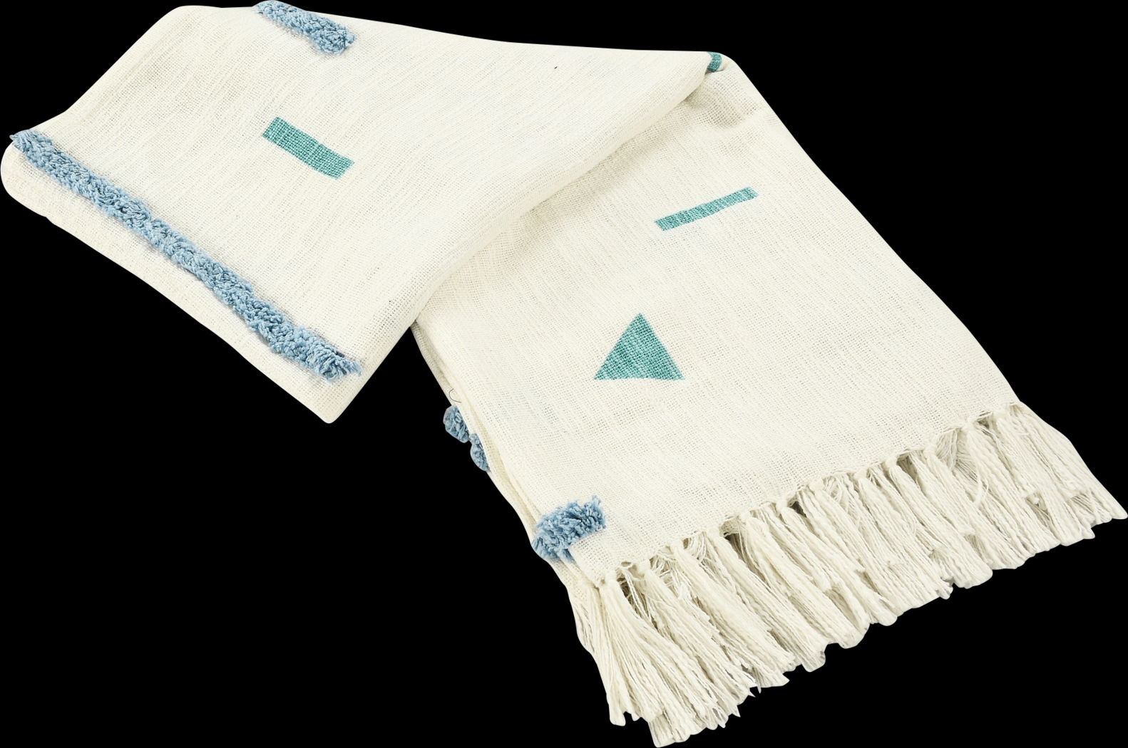 Windrane Cream Throw Blanket - Thumbnail - Image 4