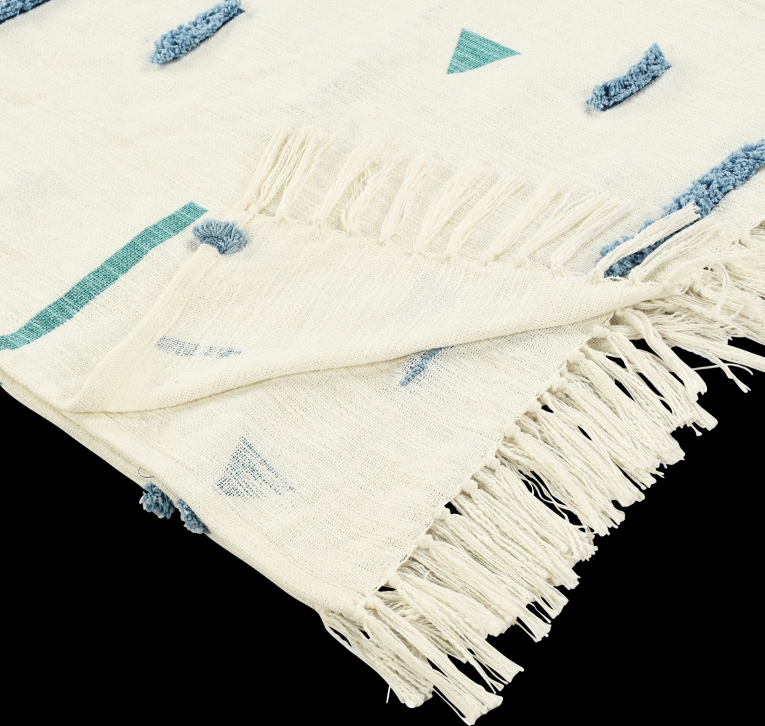 Windrane Cream Throw Blanket - Thumbnail - Image 5