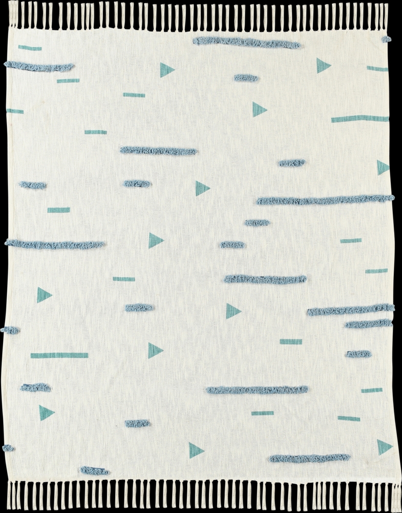 Windrane Cream Throw Blanket - Thumbnail - Image 1