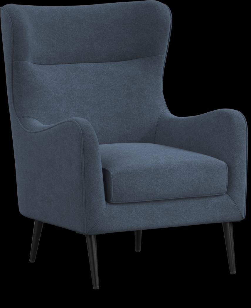 Windsor Park II Blue Accent Chair - Thumbnail - Image 1