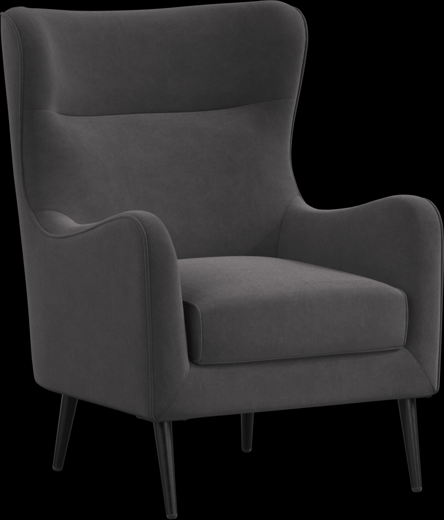 Windsor Park II Gray Accent Chair - Thumbnail - Image 1
