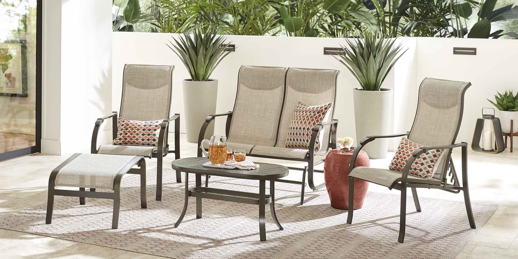 Windy Isle Bronze Outdoor Cocktail Table - Thumbnail - Image 3