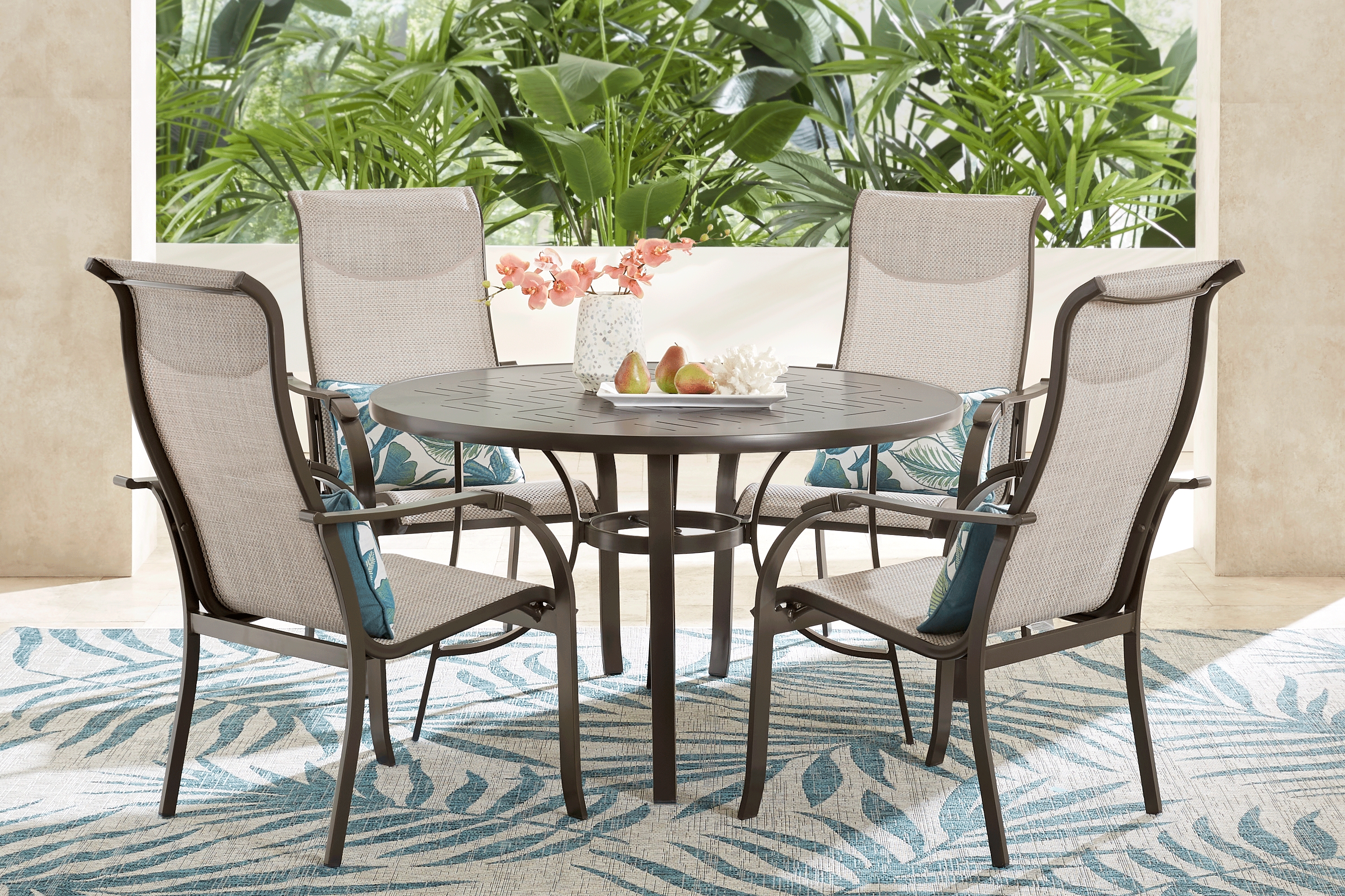 Windy Isle Bronze Outdoor Arm Chair - Thumbnail - Image 2