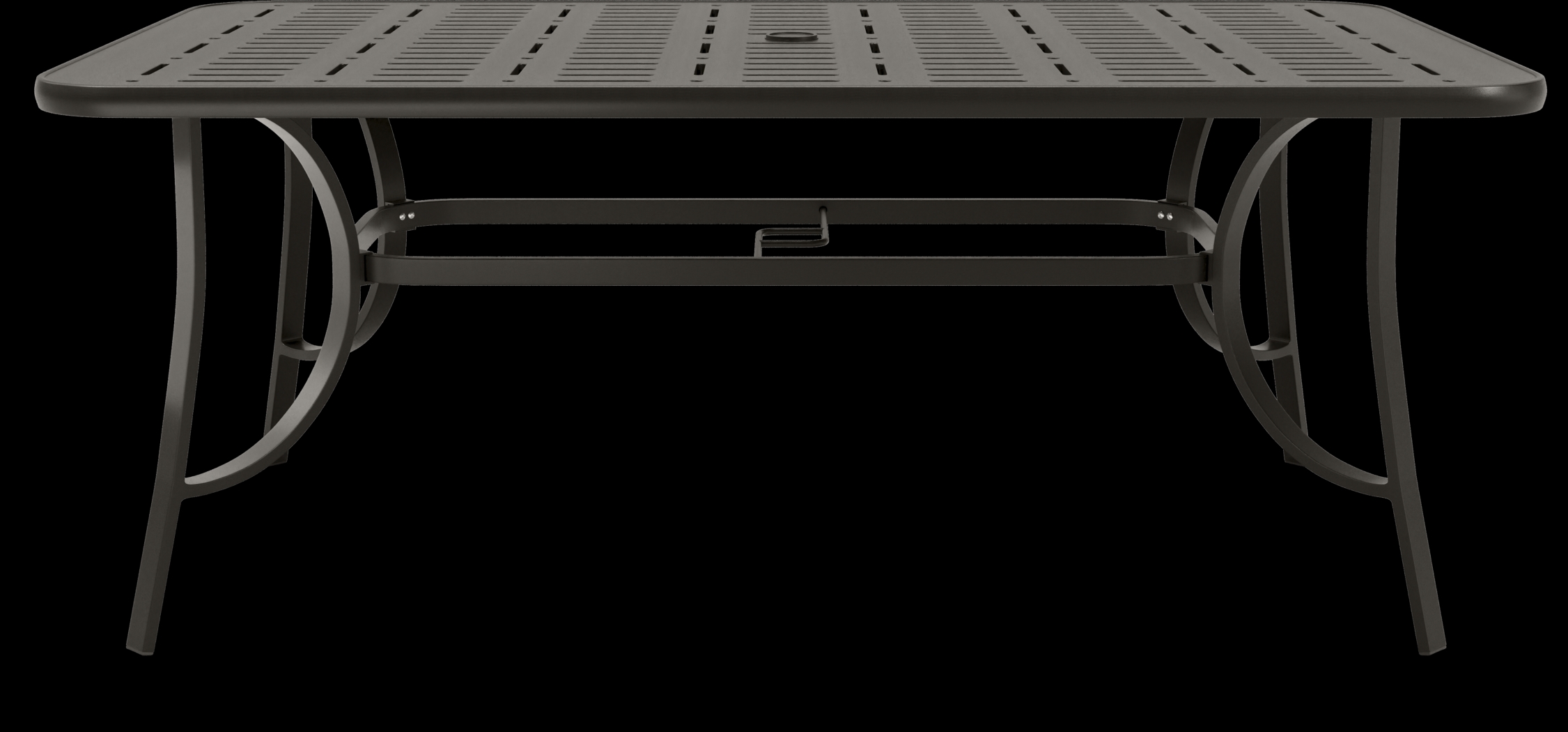 Windy Isle Bronze 7 Pc 72 in. Rectangle Outdoor Dining Set - Thumbnail - Image 3