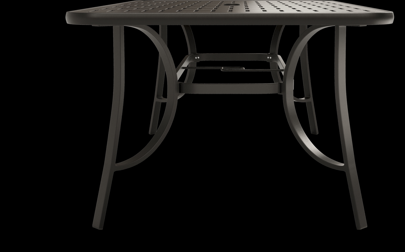 Windy Isle Bronze 7 Pc 72 in. Rectangle Outdoor Dining Set - Thumbnail - Image 4