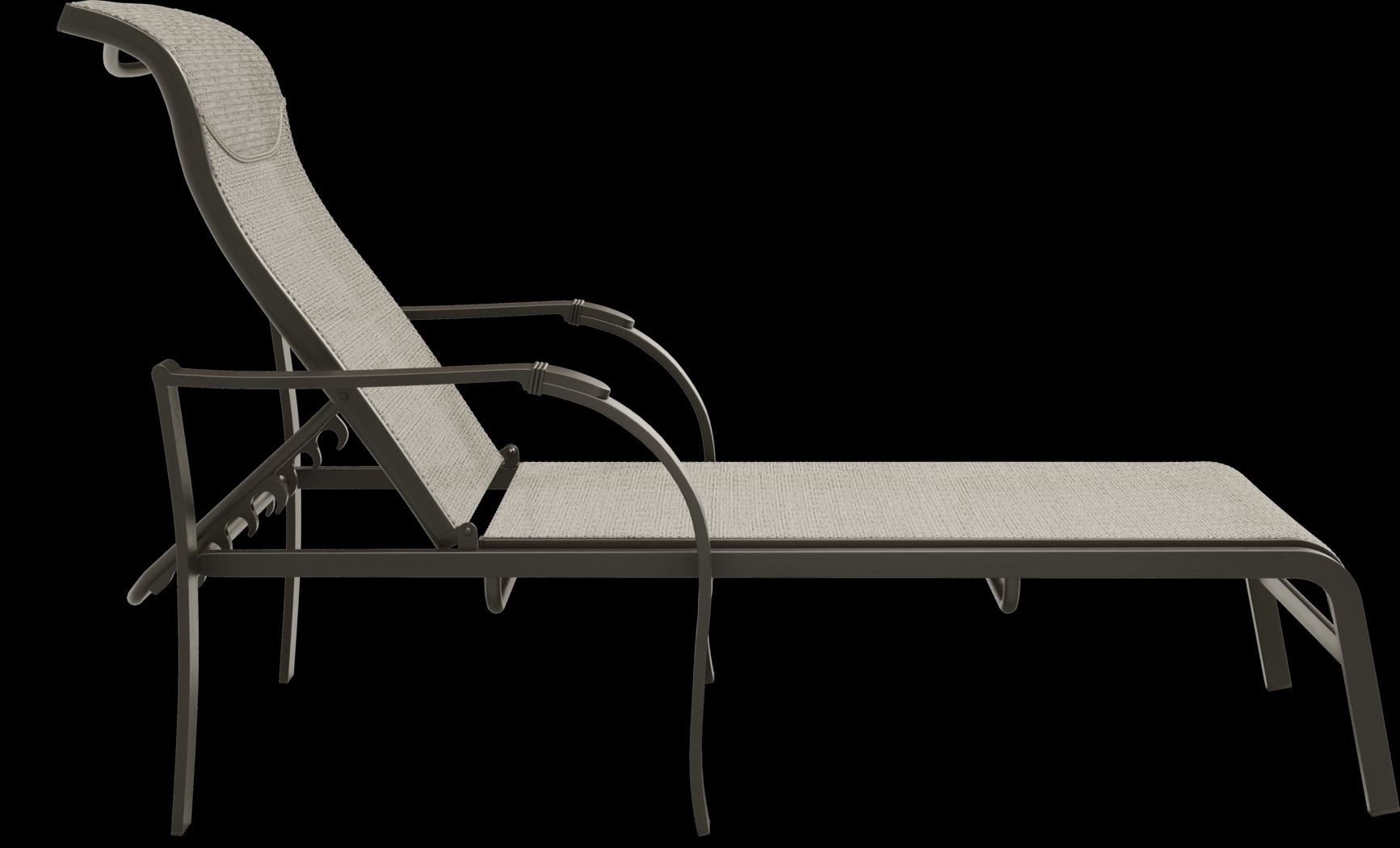 Windy Isle Bronze Outdoor Chaise - Thumbnail - Image 3
