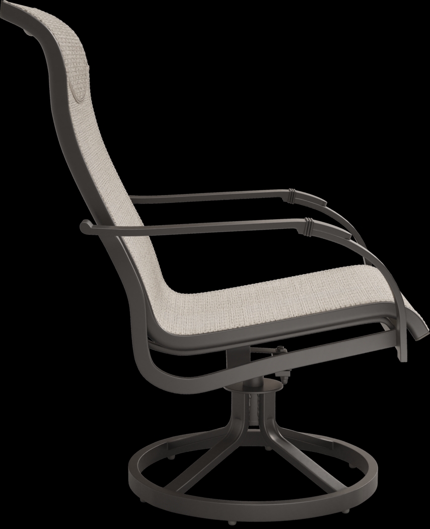 Windy Isle Bronze Outdoor Swivel Rocker Chair - Thumbnail - Image 3