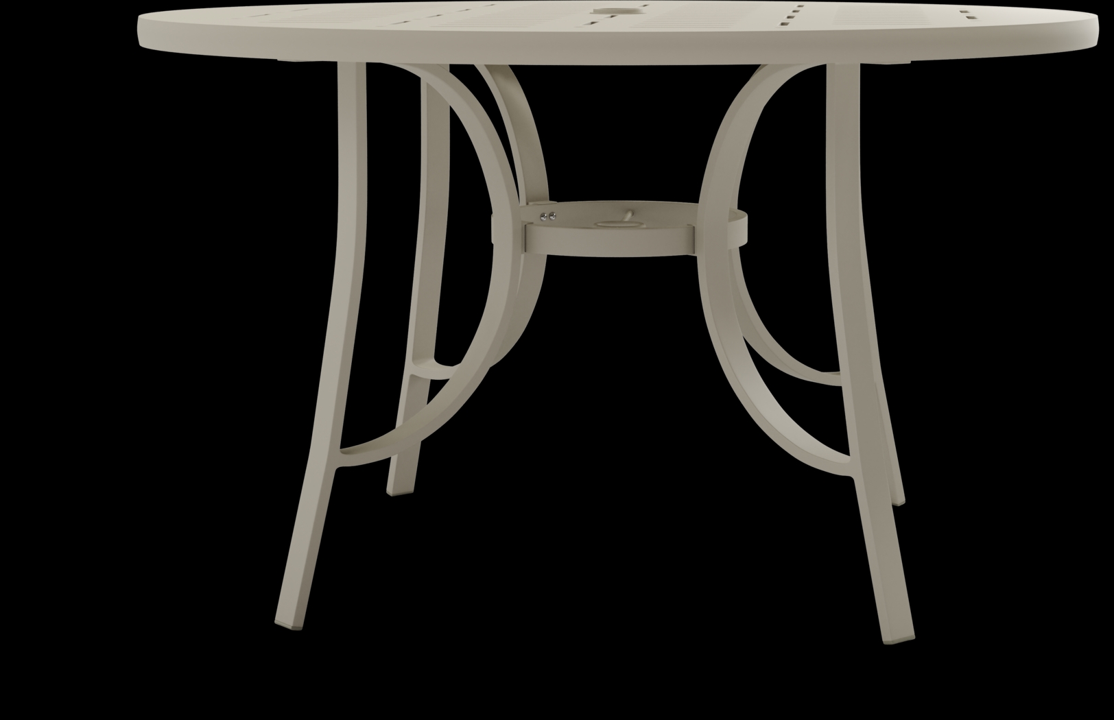 Windy Isle Sand 48 in. Round Outdoor Dining Table - Thumbnail - Image 4