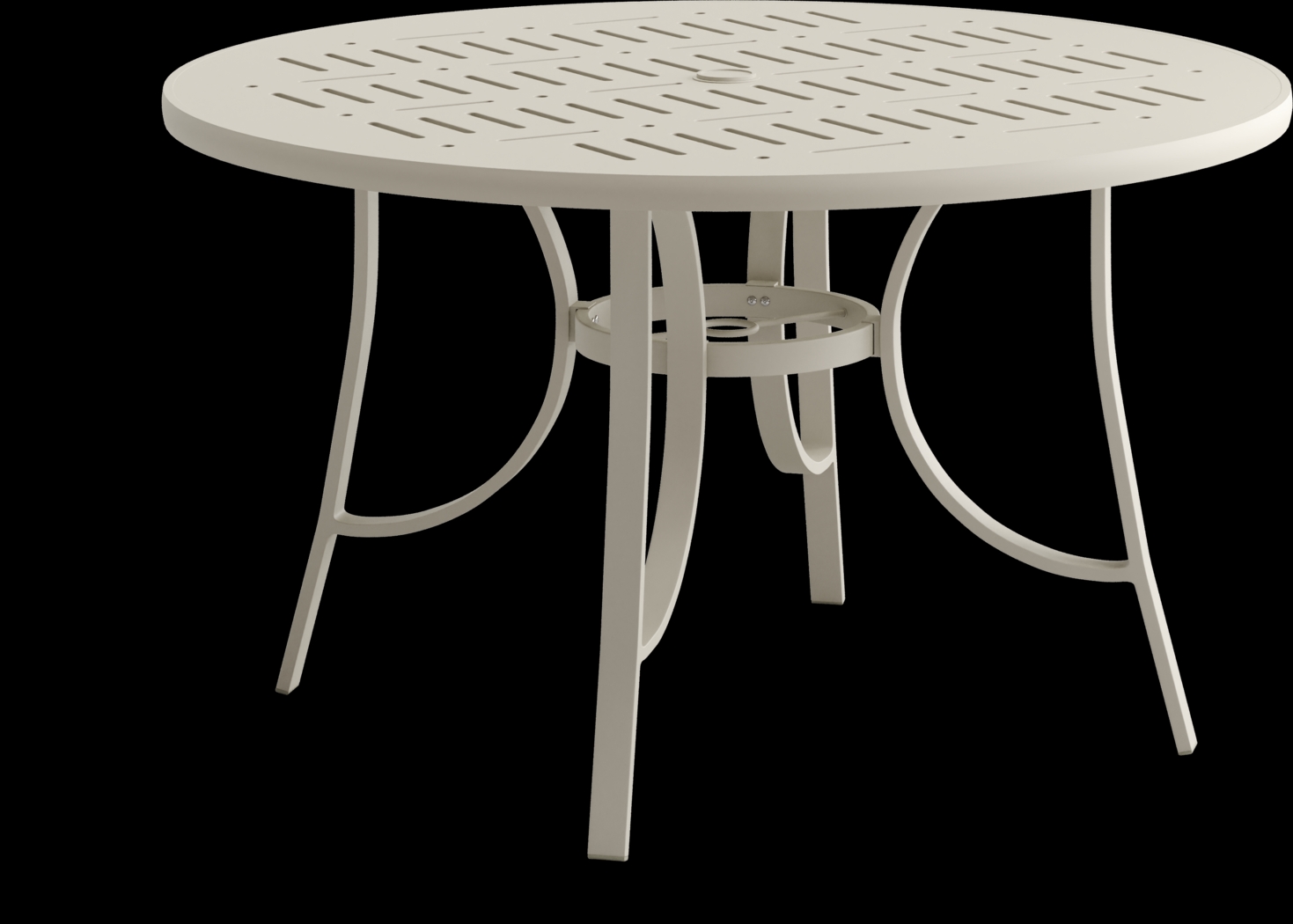 Windy Isle Sand 48 in. Round Outdoor Dining Table - Thumbnail - Image 1