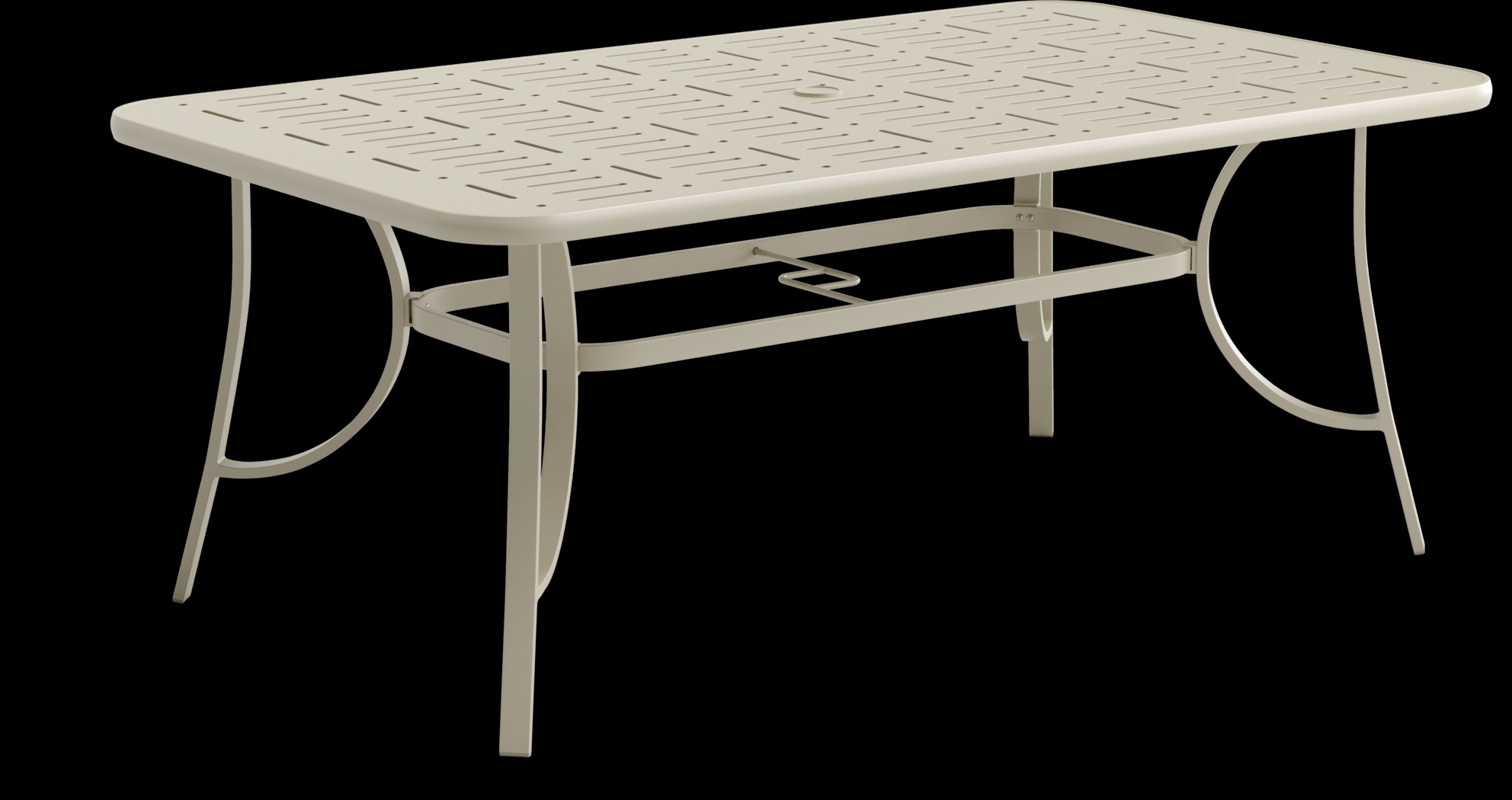 Windy Isle Sand 72 in. Rectangle Outdoor Dining Table - Thumbnail - Image 1