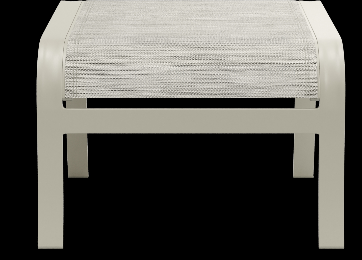 Windy Isle Sand Outdoor Ottoman - Thumbnail - Image 2