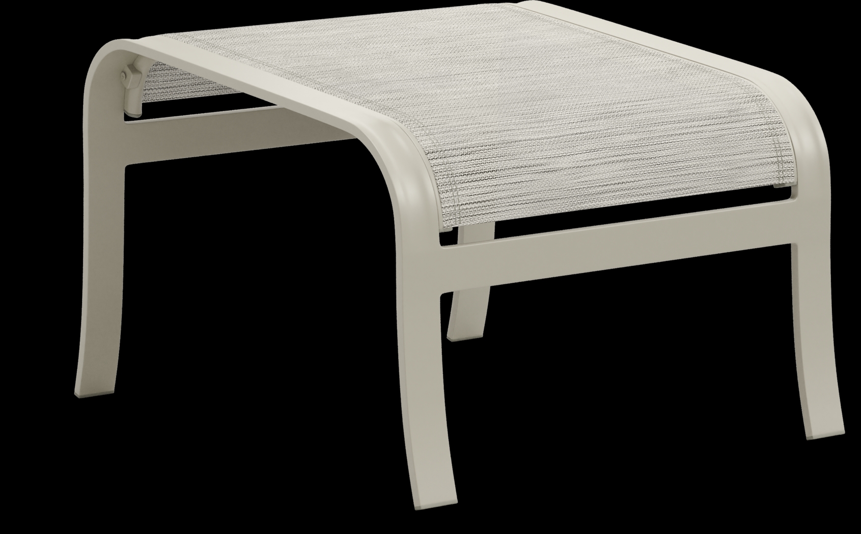 Windy Isle Sand Outdoor Ottoman - Thumbnail - Image 1