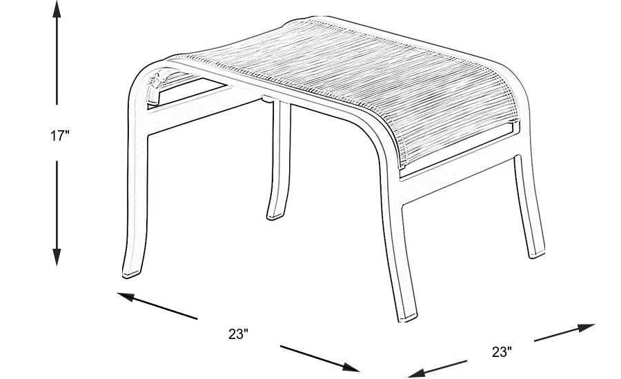 Dimension Image. Please refer to the Dimension Tab on this page for dimension details.
