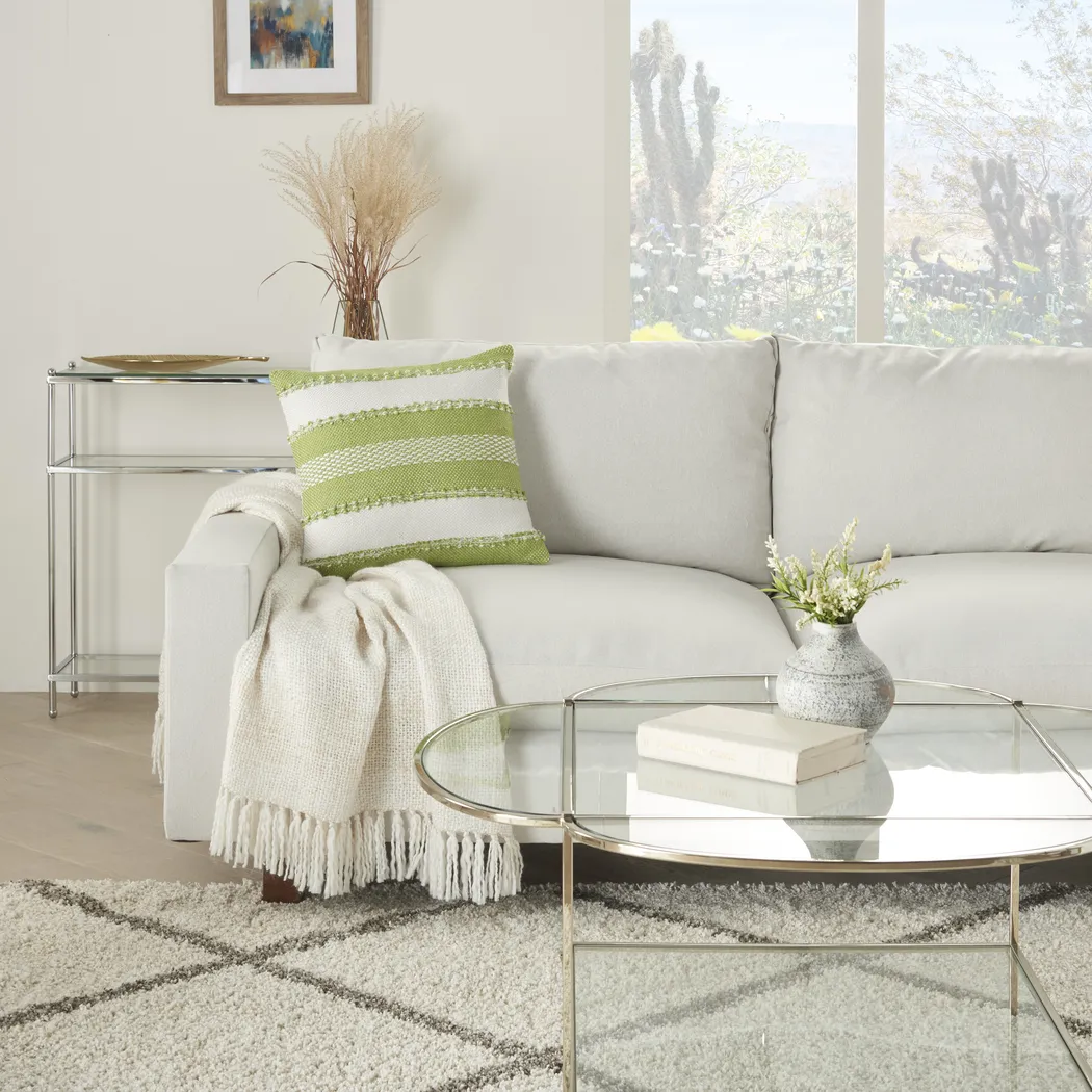 Windybay Green Indoor/Outdoor Accent Pillow - Thumbnail - Image 2