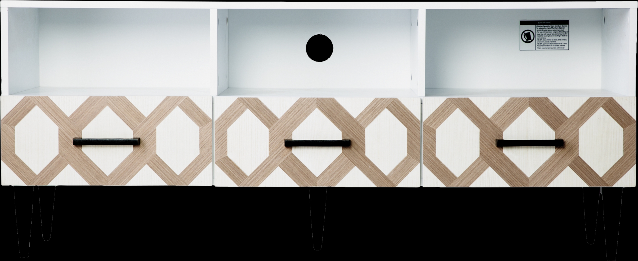 Windycrest White 54 in. Console - Thumbnail - Image 4