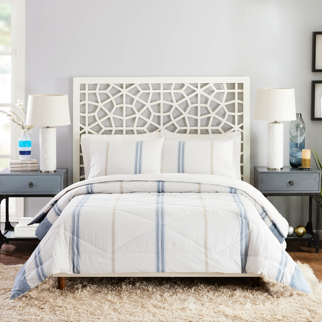 Windypine Cream King 3 Pc Comforter Set - Thumbnail - Image 1