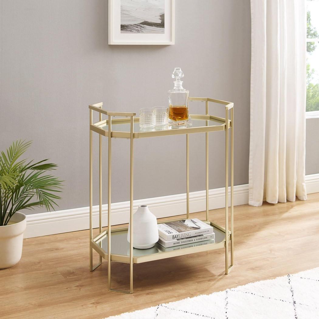 Winecup Gold Accent Table - Thumbnail - Image 2