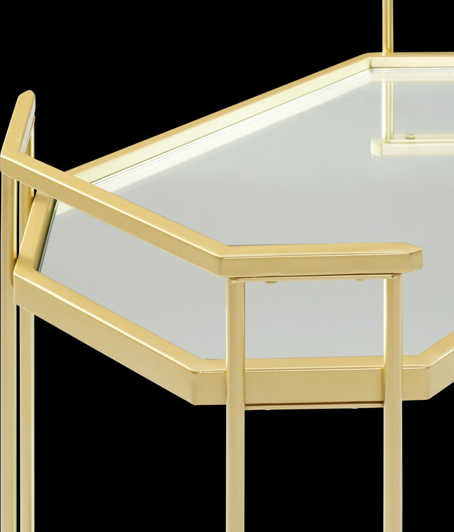 Winecup Gold Accent Table - Thumbnail - Image 4