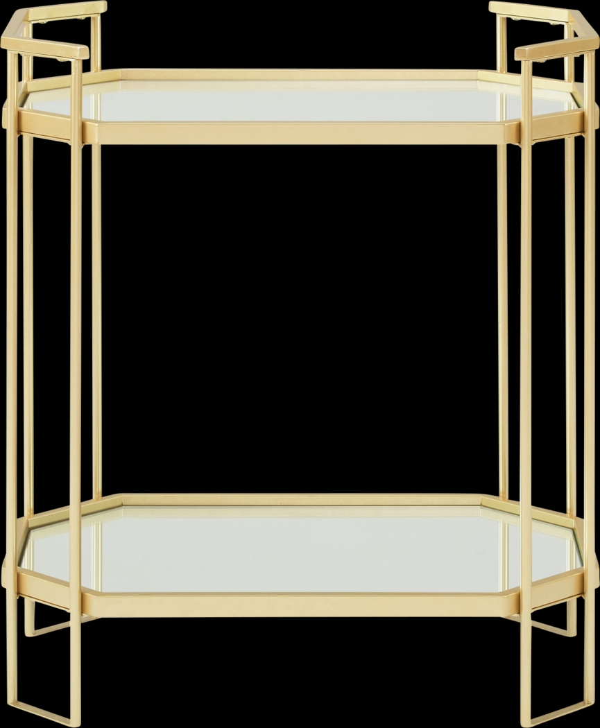 Winecup Gold Accent Table - Thumbnail - Image 1