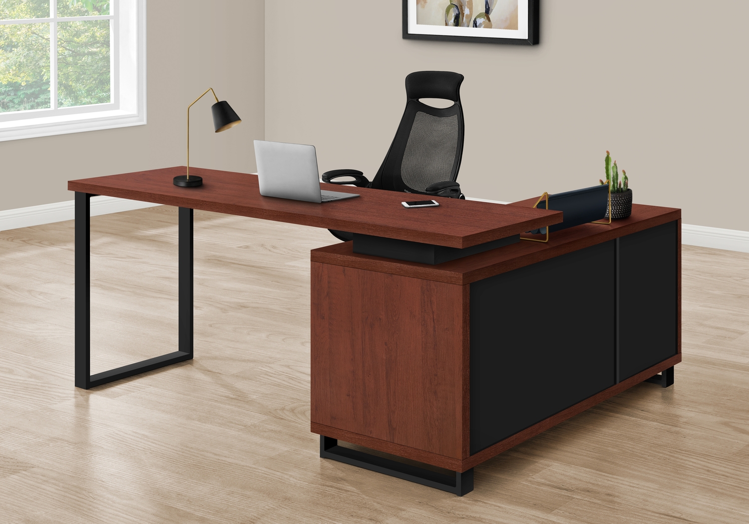 Winfair Cherry Desk - Thumbnail - Image 3