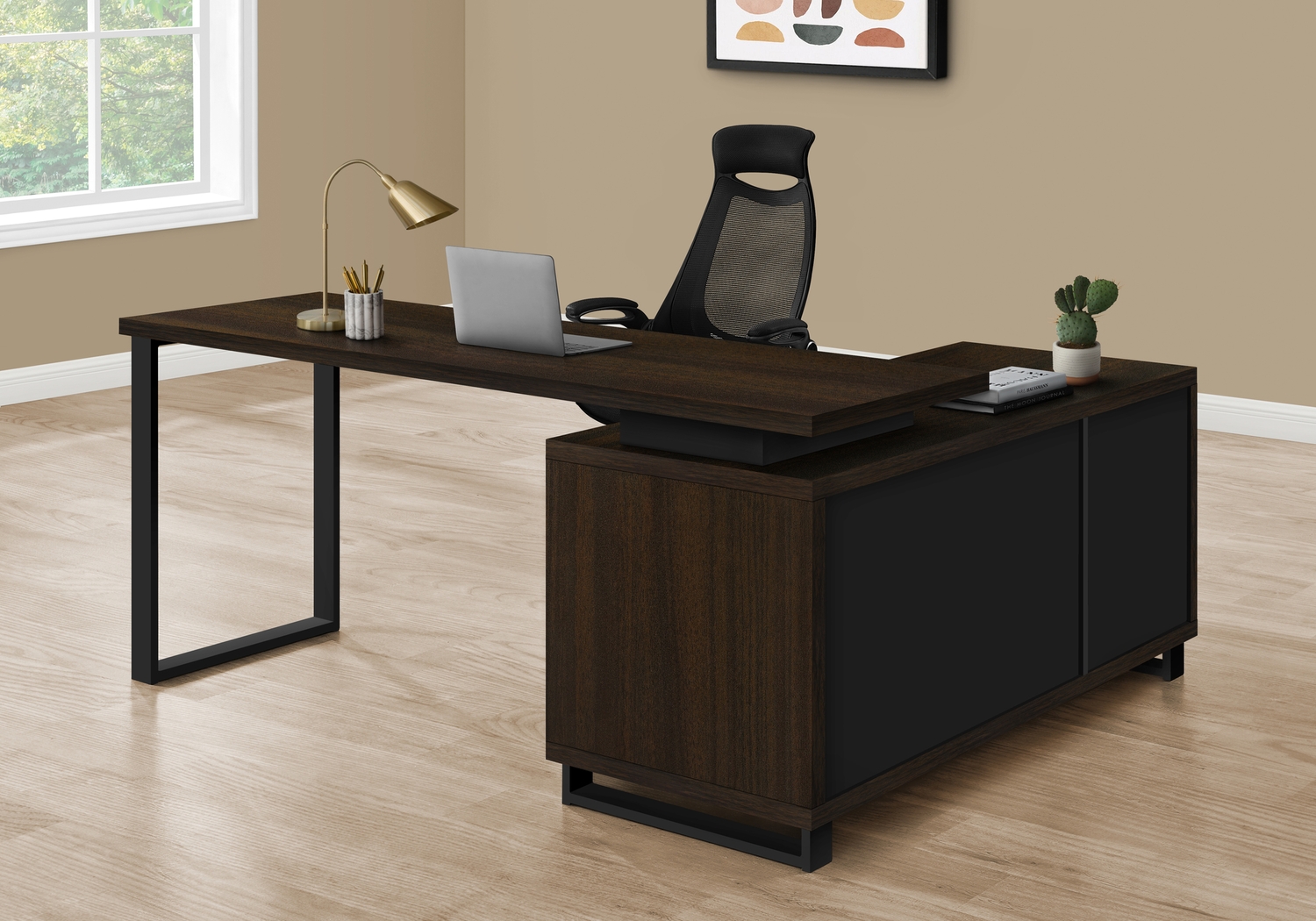 Winfair Espresso Desk - Thumbnail - Image 9